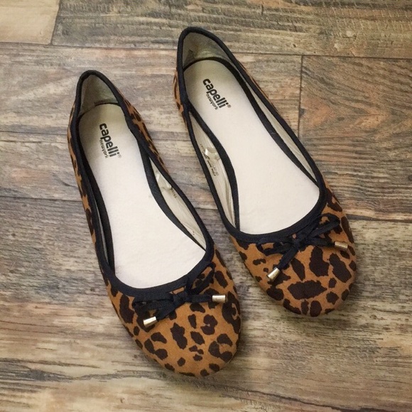 Capelli of New York Shoes - Capelli Leopard Print Flats